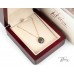  Колие с Черни Диаманти от 18К Розово Злато Bloom Jewellery